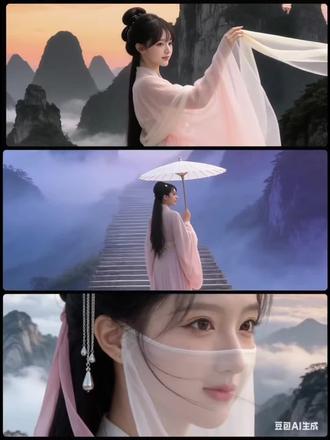 当我把照片给豆包,我就得到这么仙的照片!#豆包ai #豆包p图已经nextlevel了 #指令