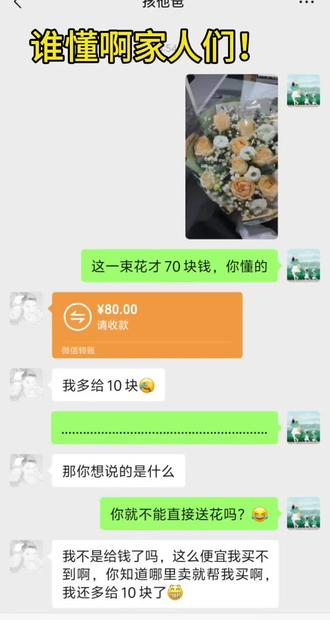 你们老公也这样吗?钱给够,浪漫为0😅#上热搜