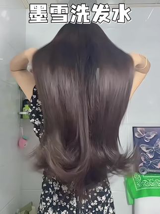 蓬松丰盈超显发量!早上起晚上油的都去囤它!淡淡的茶香很沁人心脾!#养发护发#洗发水#洗护好物#墨雪#自用好物分享