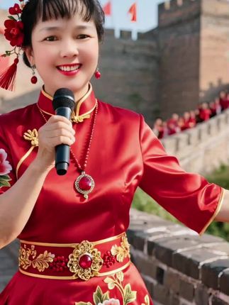 朋友们晚上好,周末快乐。我们中国,美,我爱我中国。