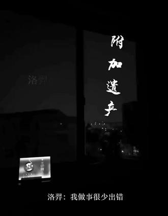 #附加遗产 #小说 洛羿&温小辉