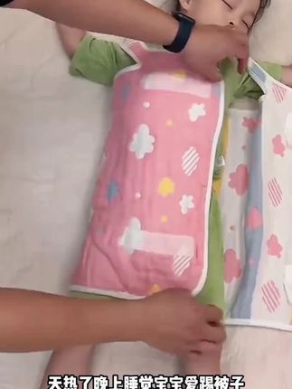 婴儿夏季薄款纯棉透气儿童新生儿防踢被护肚脐防着凉睡袋,#好物分享 #暑假 #作文 #阅读理解 #作文素材