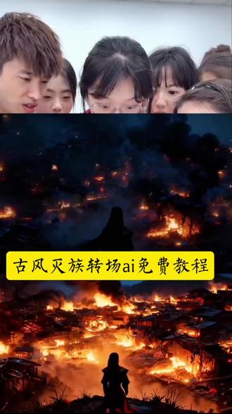 #剪映#古风灭族转场 #古风灭族AI转场