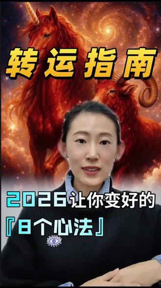2026转运的『八个秘诀』逆风也能翻盘
#2026 #运势解析 #吸引力法则 #提升自己 #正能量