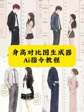 超好看的身高对比图ai指令教程来了, 身高差对比图 身高差对比图模板 身高差对比图ai 身高差对比图教程 身高对比生成器入口 #身高差示意图 身高对比生成指令 身高对比生成器对比图 身高对比生成器怎么使用 #身高差 身高模拟器 身高对比图ai指令 #梦女 ai生成身高差指令 身高对比图生成器入口教程 身高对比图制作教程 #剪映 身高模拟器小程序入口 身高对比生成器 svt身高对比图 svt 身高对比图生成器小程序 #剪映图片设计 身高对比图生成器ai指令 身高示意图教程