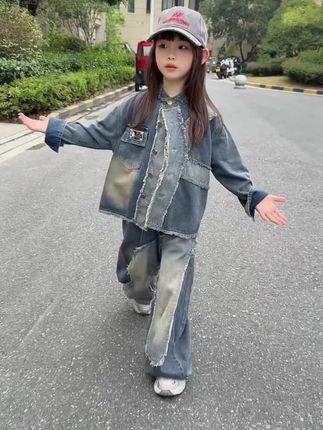 #女童穿搭 #女童套装