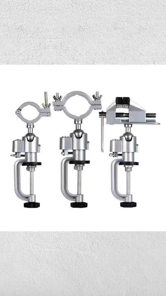 #五金工具 电磨机支架手电钻固定架子万向旋转架钻夹具多功能桌虎钳台钳#角磨机支架 #手电钻支架 #角磨机万向支架 #夹具