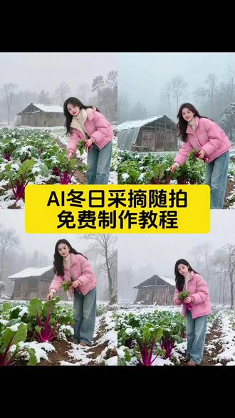 AI冬日采摘随拍制作教程 冬日采摘随拍ai指令教程 #豆包ai#豆包p图已经nextlevel了#ai冬日采摘随拍#雪景写真#ai采摘 冬日红菜薹采摘 ai冬日蔬萦园一键生成 AI冬日随拍创意 红菜苔采摘视频 红菜苔采摘视频素材 红菜苔采摘图片