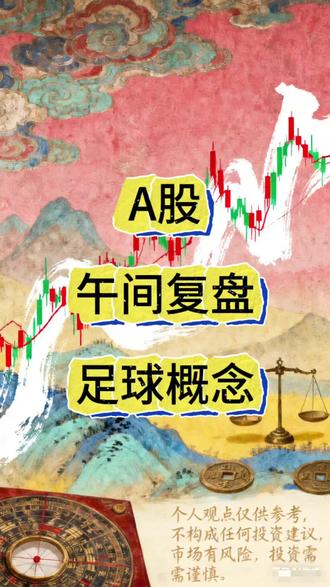 A股午间复盘世界杯足球概念 #财经知识 #金融常识 #投资理财知识 #股市行情 #股票知识