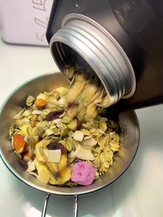 维密的早餐燕麦片 #维密的早餐 #谁懂这一口的好吃程度 #即食燕麦片 #早餐吃什么 #水果坚果麦片