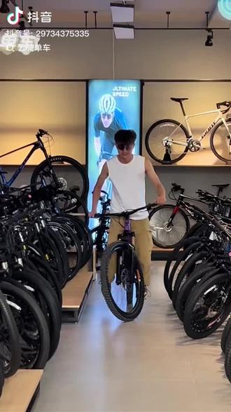 #捷安特 软尾自行车,来看看男人的玩具