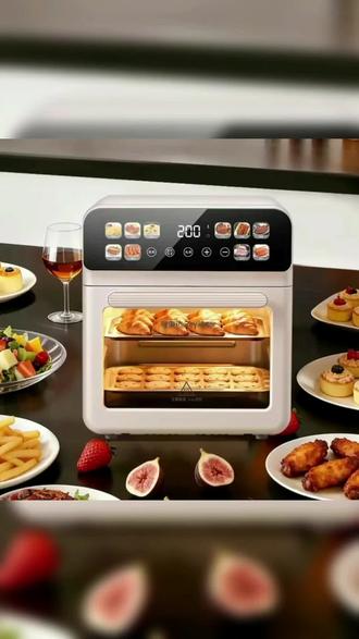 荣事达智能触屏空气炸锅:/ 家用可视大容量电炸烤箱一体多功能炸锅CF#荣事达空气炸锅 #好物分享