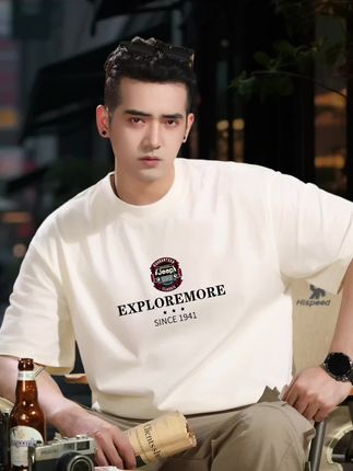 #男生穿搭 #型男穿搭 #美式复古 #男装t恤 #潮牌穿搭