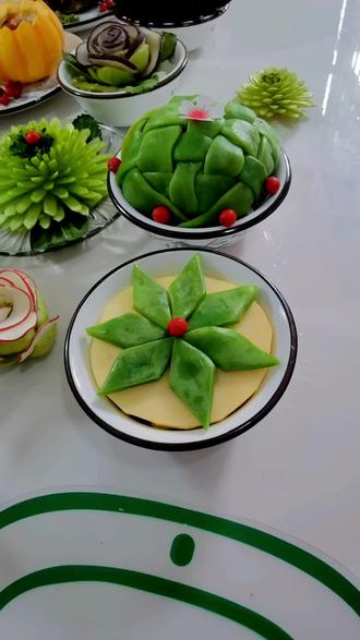 #真实生活分享官 #素食 扁豆花样摆盘
