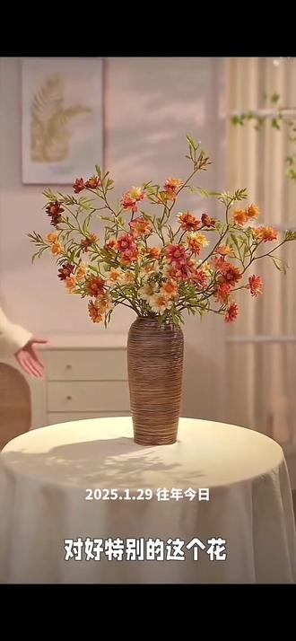 野菊花假花客厅摆设桌面仿真花餐桌花摆件花艺卧室装饰花#高档大气上档次 #居家好物 #好物推荐🔥 #强烈推荐 #种草好物