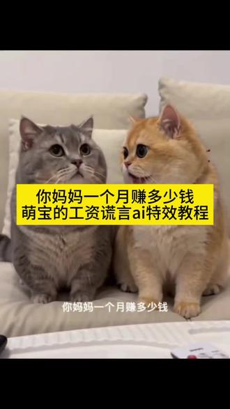 你妈妈一个月赚多少钱ai特效教程#ai萌宝的工资谎言 #你妈妈一个月赚多少钱诚实说 #ai猫咪的工资谎言 #ai萌宝的工资谎言特效 #剪映 猫咪对话创意视频 ai视频 ai猫剧情 ai萌宠视频 ai猫咪工资的谎言 你妈妈一个月赚多少钱原视频 ai猫咪的工资谎言特效制作教程 ai猫猫说话可爱爆了 猫咪ai AI猫咪搞笑视频 ai生成视频搞笑 AI合拍搞笑视频 ai猫合拍同款 猫猫ai特效 AI猫咪趣味玩法 宠物ai对话你妈妈一个月赚多少钱 两只猫对话ai怎么做 你妈妈一个月工资几千块教程 两只猫对话ai制作教程 萌宝工资谎言ai生成 宠物ai对话 宠物ai聊天 宠物ai聊天幽默对话 宠物ai视频对话
