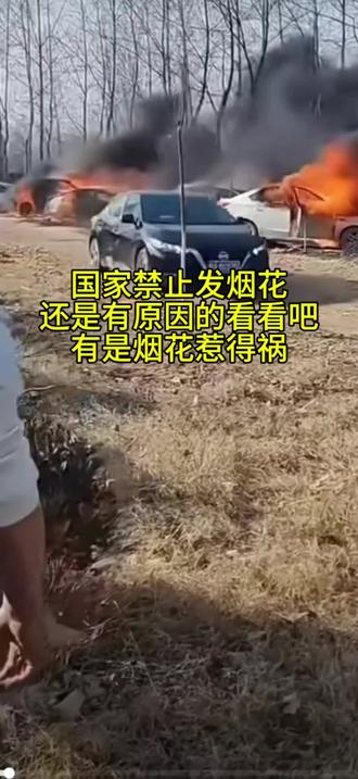 有是一起放烟花不注意安全惹得祸#火灾事故 #起火 #救援现场#上热门抖音小助手