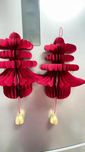 马年春节装饰2026磁吸#春字铜铃挂饰 创意立体春挂件