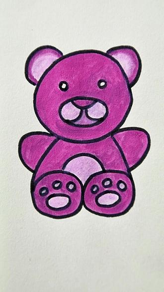 “66”画可爱的草莓熊简笔画🍓🐻!一起来画可爱的动物简笔画吧!#简笔画 #简笔画教程 #儿童简笔画 #儿童画 #一起学画画 @抖音小助手