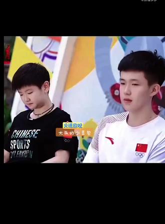 给你们回忆 懵懂可爱的莎和纯情娇羞的他🤭☺️😍#孙颖莎王楚钦