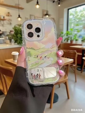 羽纱奶油壳适用苹果16/iPhone/华为荣耀/OPPO/VIVO/小米/手机壳潮#原创手机壳 #手机壳 #好物推荐🔥 #潮牌手机壳 #种草好物推荐