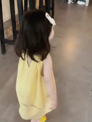 女童纯棉连衣裙套装