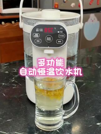 像饮水机一样的自动恒温水壶真的太方便了,还可以随便调节你想要的温度,居家办公都合适#恒温壶 #饮水机 #电热水壶