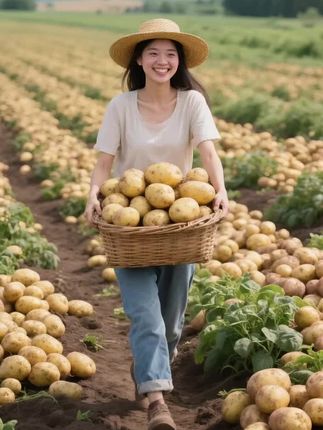#2025新鲜甘肃定西黄皮黄心土豆净重包邮粉面洋芋马铃薯