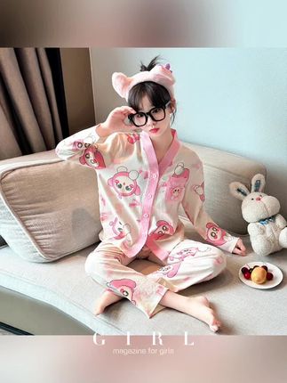 #面料柔软亲肤 #宅家睡衣秀 #家居服套装 #儿童家居服 #睡衣家居服