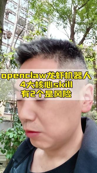 龙虾机器人4大核心skill,其中有2个都是风险。
不是不能用,但是都要谨慎使用。做好这两个skill调用的前提设置。
#人工智能 #openclaw