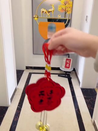 乔迁之喜可爱风装饰门把手挂件挂饰搬家入宅仪式用品新居礼物布置#门把手挂件#乔迁之喜#乔迁装饰#搬新家
