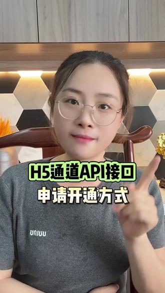 H5通道ApI支付接口申请开通方式#API接口