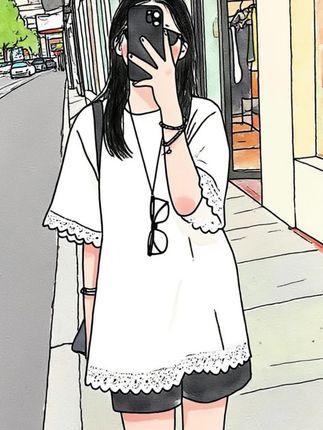 夏天一整套时尚蕾丝拼接短袖上衣阔腿短裤超火小众不撞款休闲套装#时尚气质穿搭 #短袖t恤 #上衣女装 #休闲套装穿搭