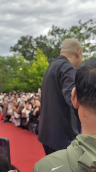营口楞严寺 程野到了 白白胖胖 蛮俊@程野 #今天终于见到本尊了 #楞严寺 #程野