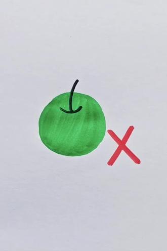 今天平安夜画一个苹果吧!你是如何画苹果的#平安夜#苹果 #苹果画法
