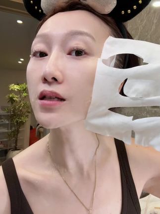 听这个声音...熟龄肌的深层注氧神器!#白瓷娃娃面膜#毛孔