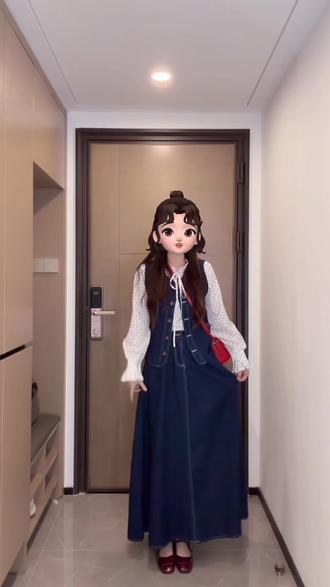 波点韩系三件套 #我最喜欢的lo裙穿搭 #展示一下我的甜妹穿搭 #我的春日甜美ootd #春季新品必买清单 #三件套穿搭