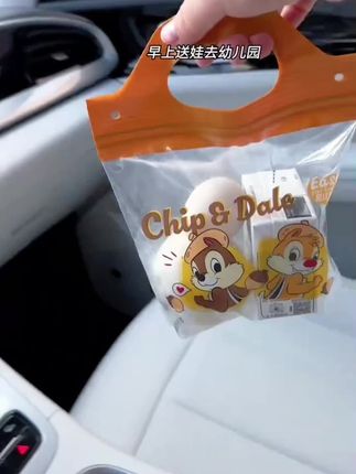 【迪士尼正版授权】易优家手提密封袋宝宝入园收纳袋外出早餐袋dr #好物推荐🔥 #生活必备 #早餐袋 #抖音美好丰收节