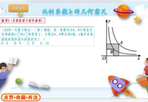 反比例函数中k的几何意义(求阴影部分图形面积)
反比例函数阴影面积不会算?
抓住k的几何意义,一步搞定!
每天一道经典题型,数学轻松提分✨
不用死记硬背,看懂图形就能秒算阴影面积!
适合巩固基础、冲刺提分~
#中考 #初三数学 #九年级数学#九年级下册 #初三数学下册