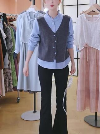 #显瘦上衣#早秋新款#时尚潮流女装