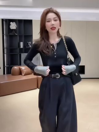 #简约大气 #气质穿搭 #新款长袖#长袖上衣#新款长袖