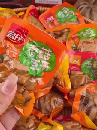 【新鲜日期】宏仔香菇豆干开袋即食豆腐干零食网红美味风味好吃#好吃到停不下来 #追剧小零食 #妈呀太香了 #豆干
