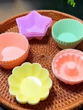 硅胶蛋糕模具马芬杯模具食品级烘焙发糕蒸糕米糕马拉糕点重复使用#硅胶蛋糕模具 #蛋糕烘焙工具 #食品级材质 #重复使用 #安全无异味