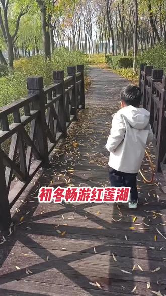 风光秀丽红莲湖
初冬畅游一上午