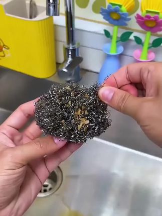#钢丝抹布 #居家用品 #厨房用品