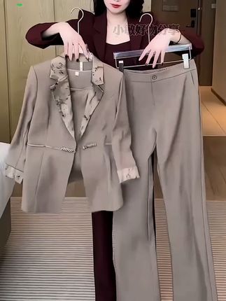 #高品质西服三件套#穿出高级感 #洋气穿搭 #时尚气质穿搭 #气质套装穿搭