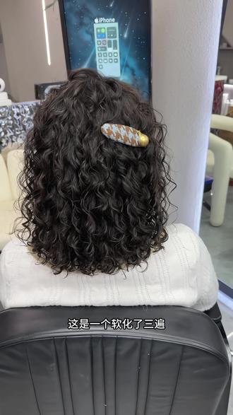 细软发不会软化的看过来 #羊毛卷 #软化教学 #烫发