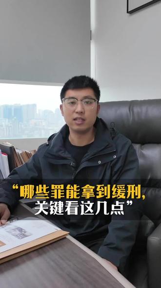 哪些罪名 缓刑率更高#刑事辩护 #刑事辩护律师 #缓刑 #刑期