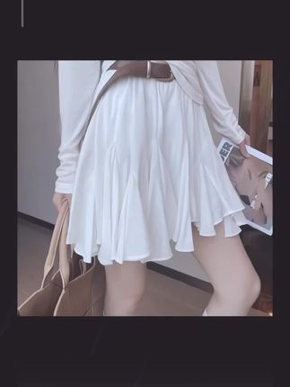 甜美风百褶半身裙新款高腰百搭气质a字短裙法式不规则 #热门 #显高显瘦显腿长 #甜美穿搭 #宽松版型 #百褶半身裙 甜美风百褶半身裙女春夏2025新款高腰百搭气质a字短裙法式不规则