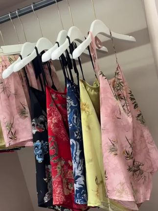 #夏季新款 #肚兜短裤家居服套装#新中式穿搭#贴身衣物 #家居服睡衣两件套
